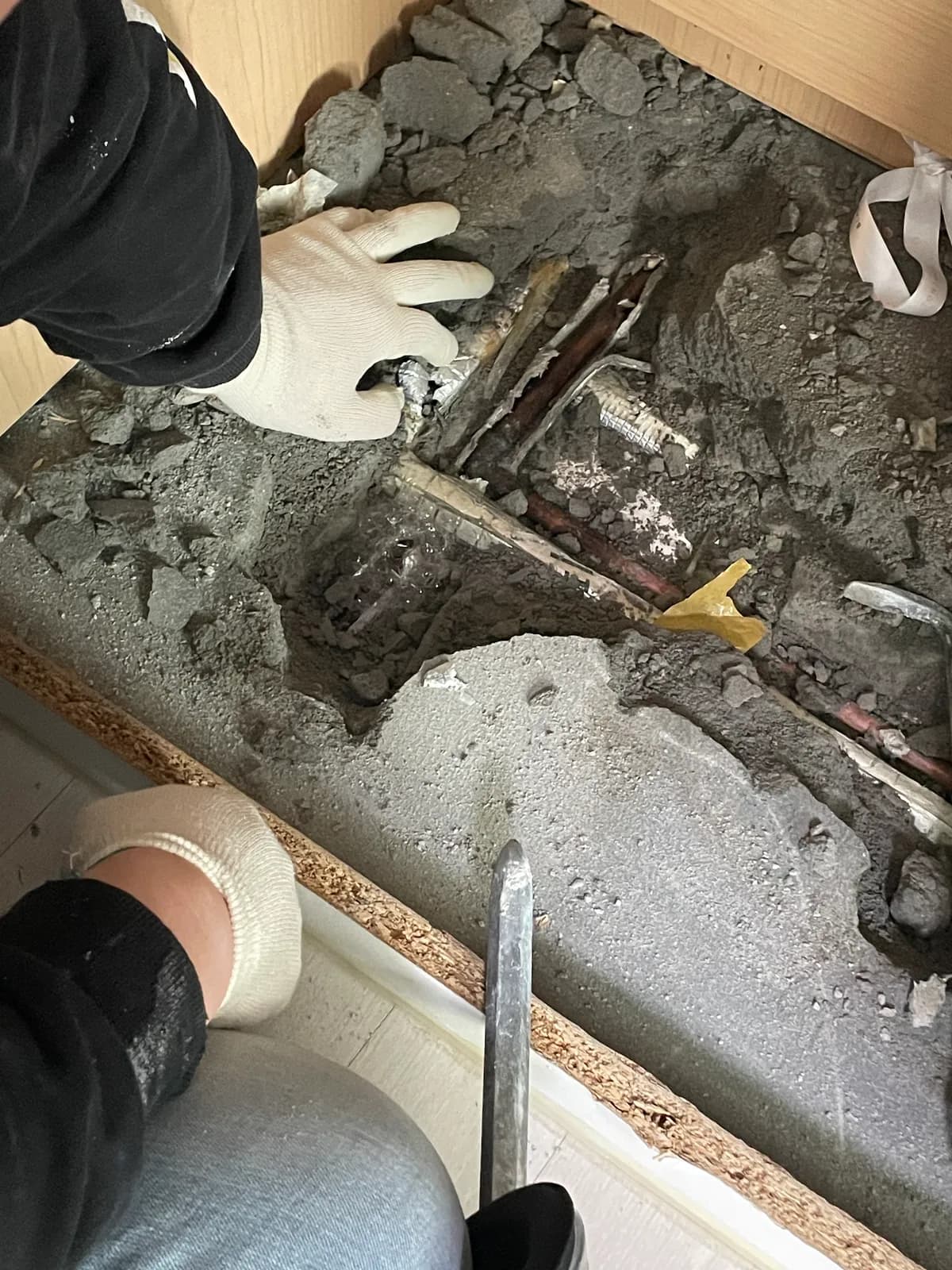 중랑구 면목동 보일러배관 누수 보수 범위 안내 참고 사진