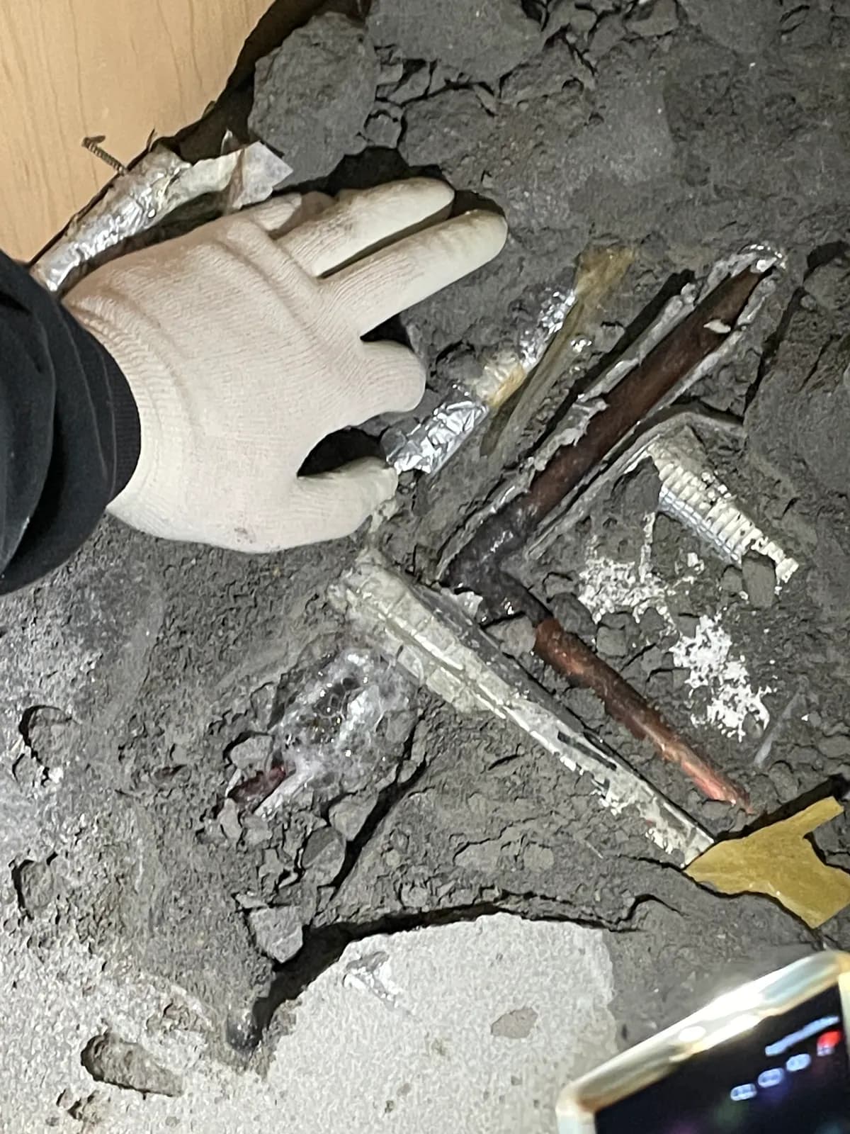 용인시 수지구 죽전동 분배기 누수 보수 범위 안내 참고 사진
