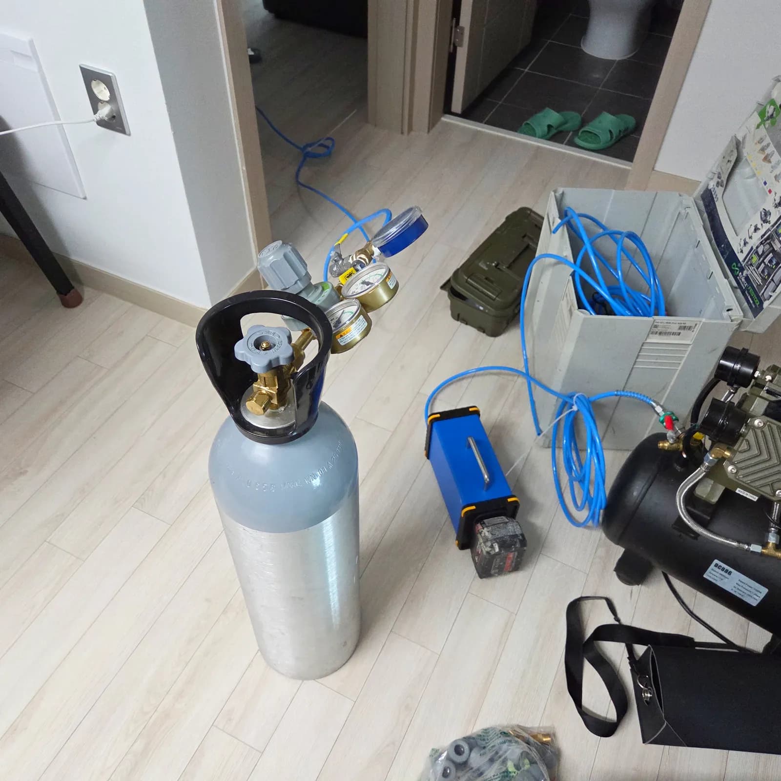 강남구 삼성동 난방배관 누수 원인 점검 참고 사진