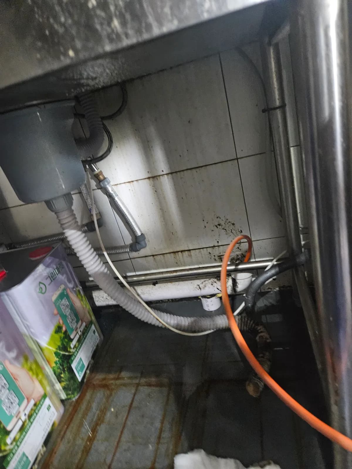 인천 남동구 간석동 싱크대 누수 누수 탐지 참고 사진